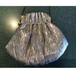 Vintage Vanessa Silver Evening Formal Pouch